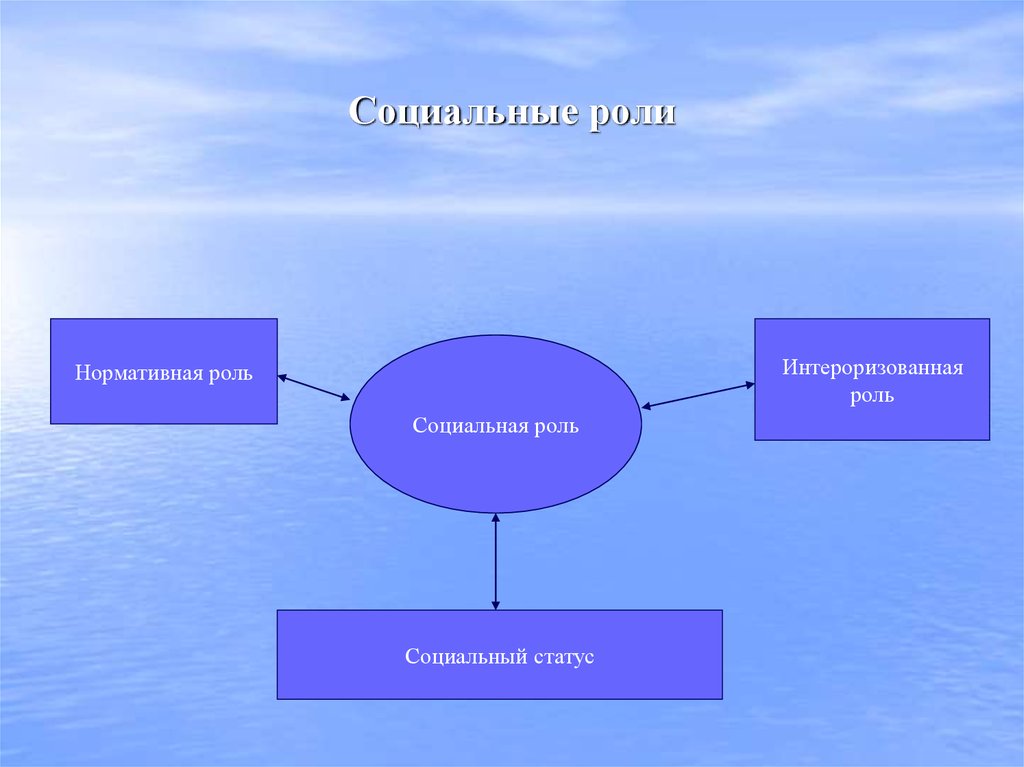 Социальная роль презентация