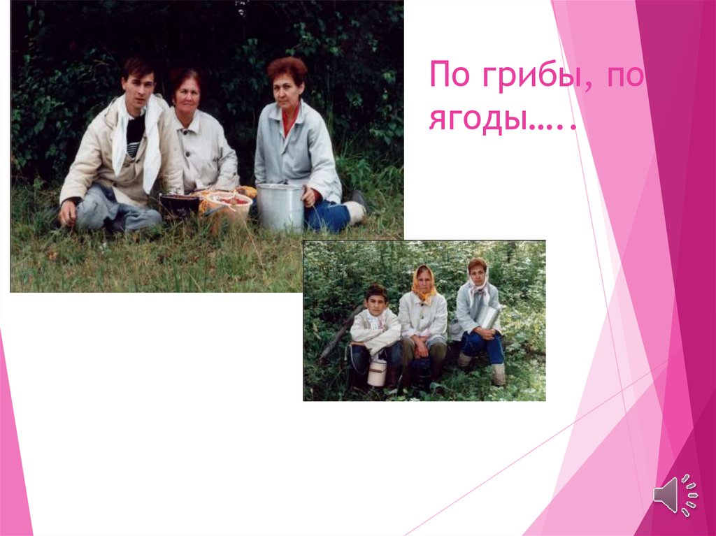 По грибы, по ягоды…..