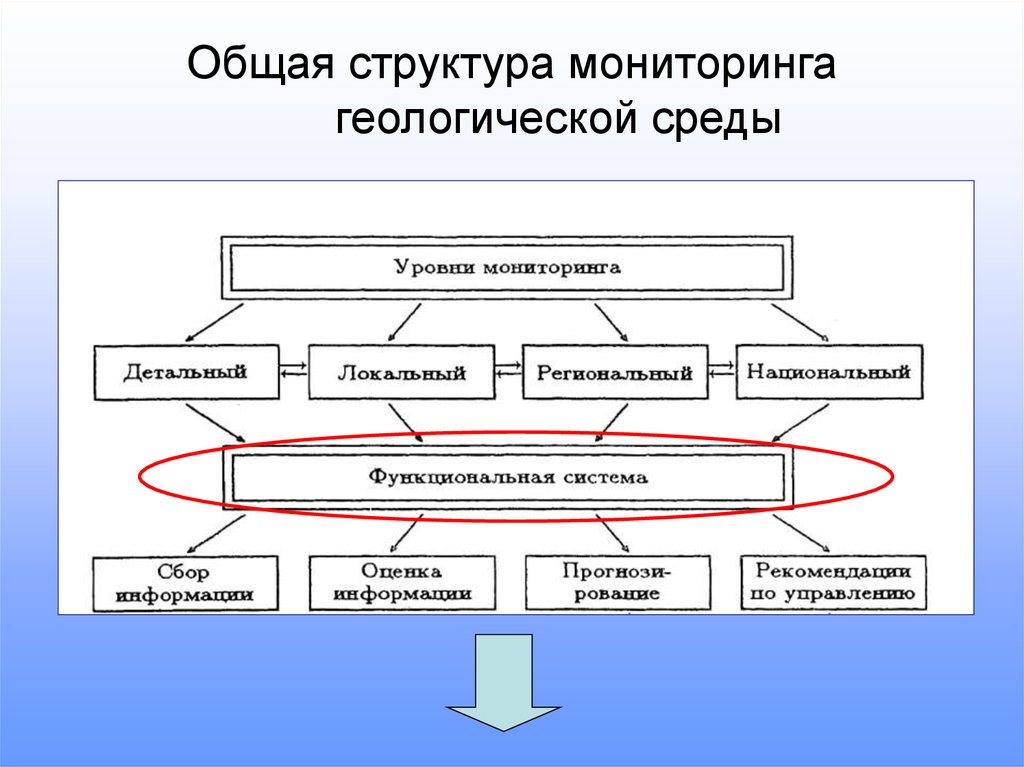 Возникновение мониторинга. Мониторинг состояния геологической среды. Общая структура мониторинга. Компоненты геологической среды. Структура климатического мониторинга.