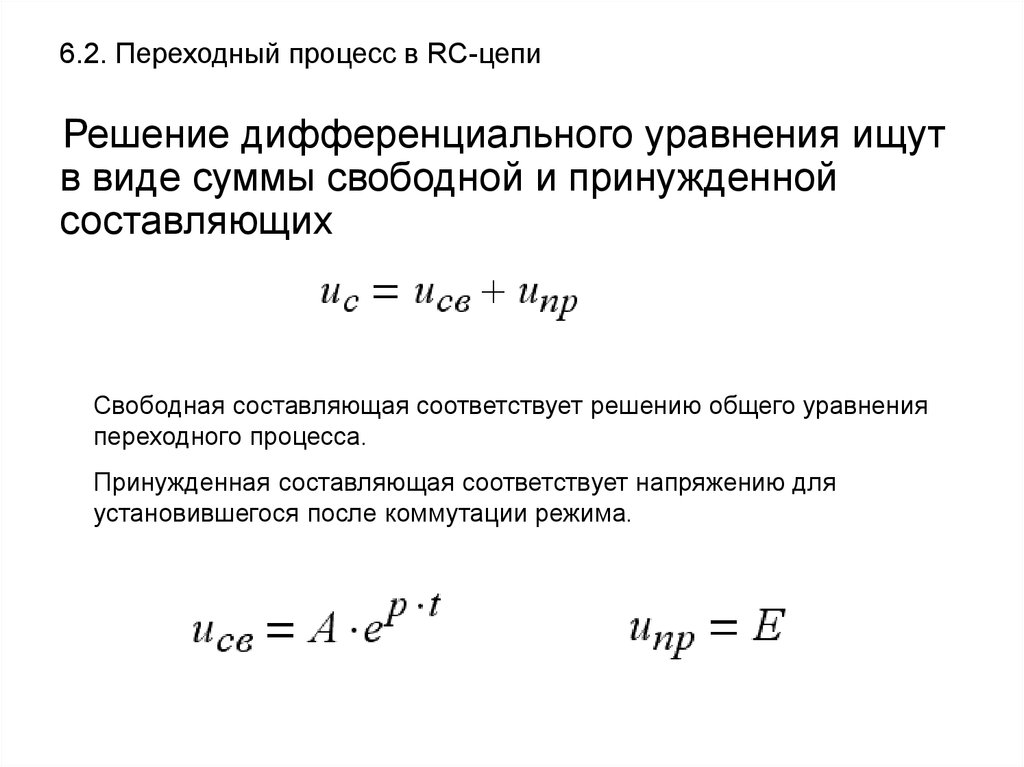 Свободное составляющее