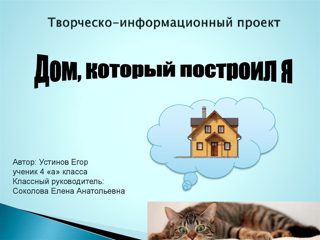 Презентация дом для кота