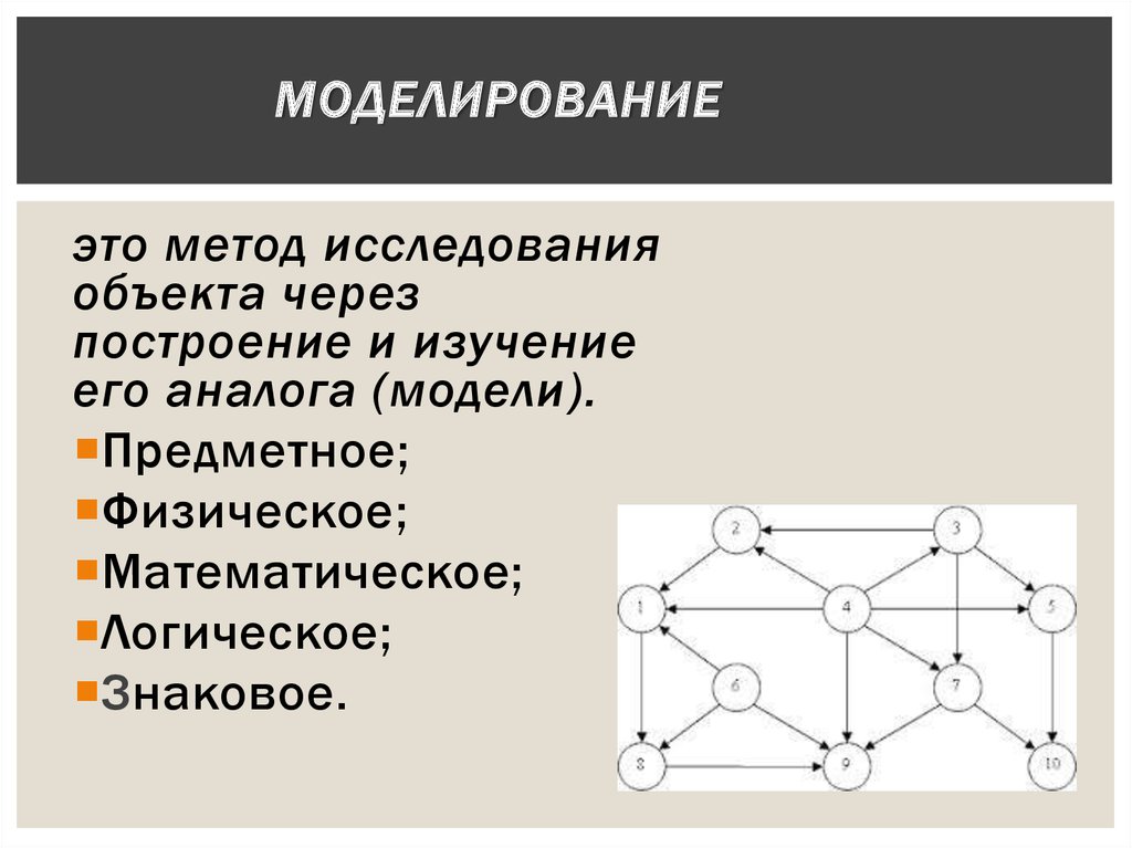 Изучаемый построенный