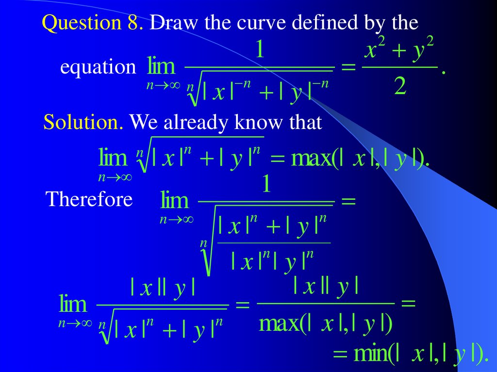 Stolz Cesaro Theorem Online Presentation