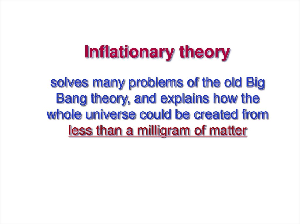 Inflationary Universe