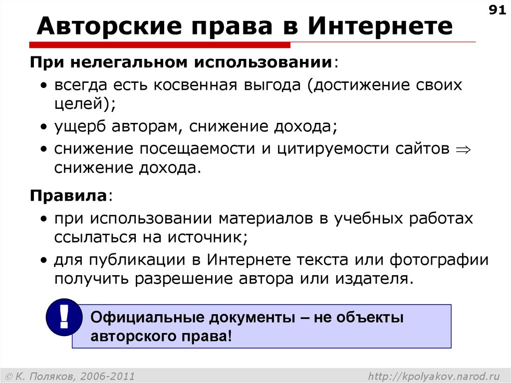 Право авторства возраст. Авторское право в интернете. Авторское правов интеренете.