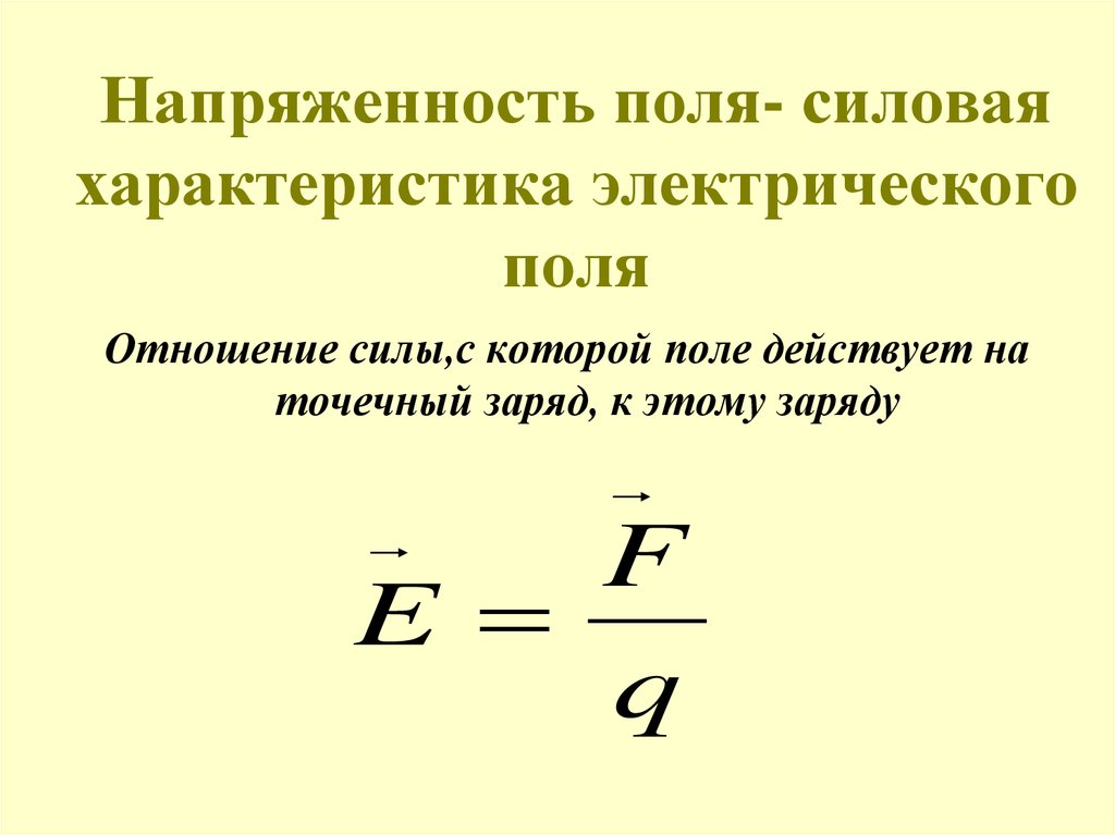 Основные характеристики электрического поля. Силовая характеристика электрического поля. Силовая характеристика электростатического поля. Силовая напряженность электрического поля. Силовая характеристика Эл поля.