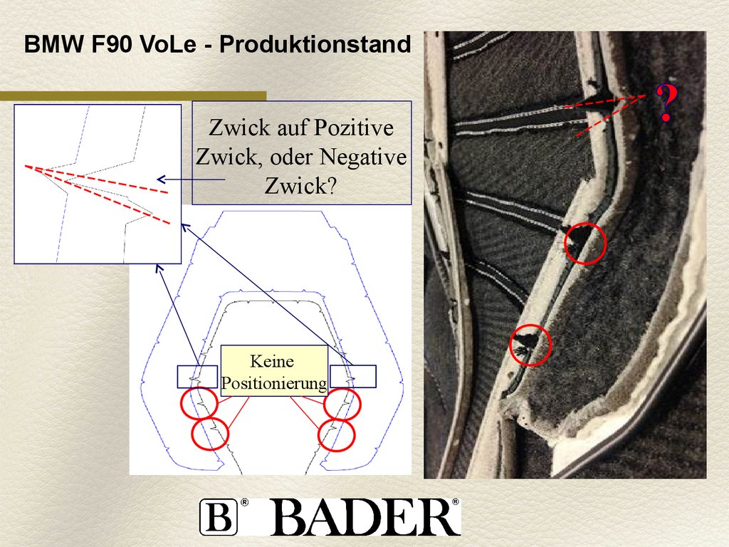 BMW F90 VoLe - Produktionstand