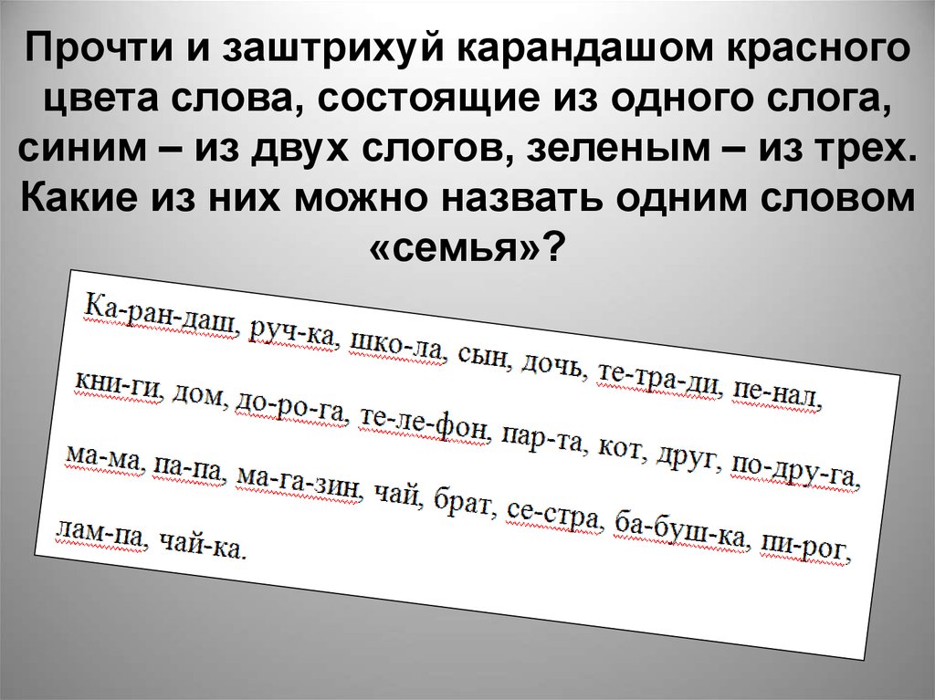 Тоне текст. Слова состоящие из 1 слога. Слова состоящие из 2 слогов. Слова состоящие из трех слогов. Слова состоящие из 3 слогов.