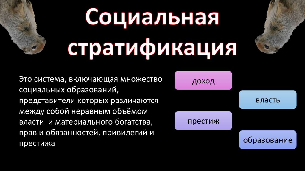 Стратификация и мобильность - презентация онлайн