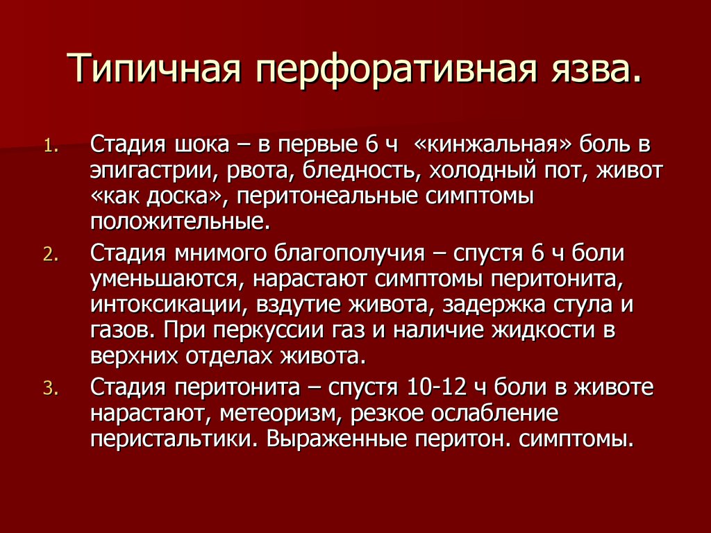 Язвенная болезнь желудка карта вызова смп