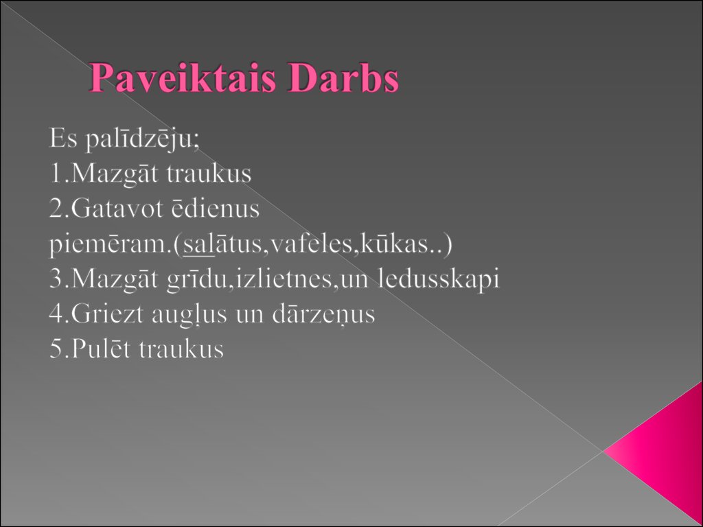 Paveiktais Darbs