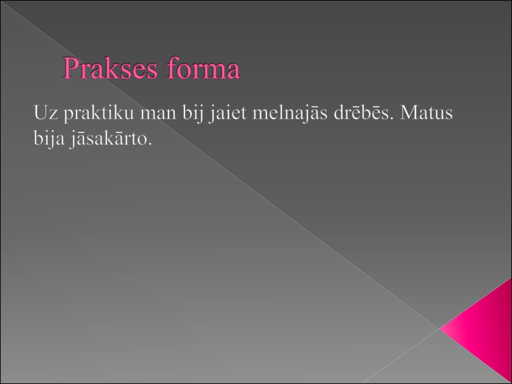 Prakses forma