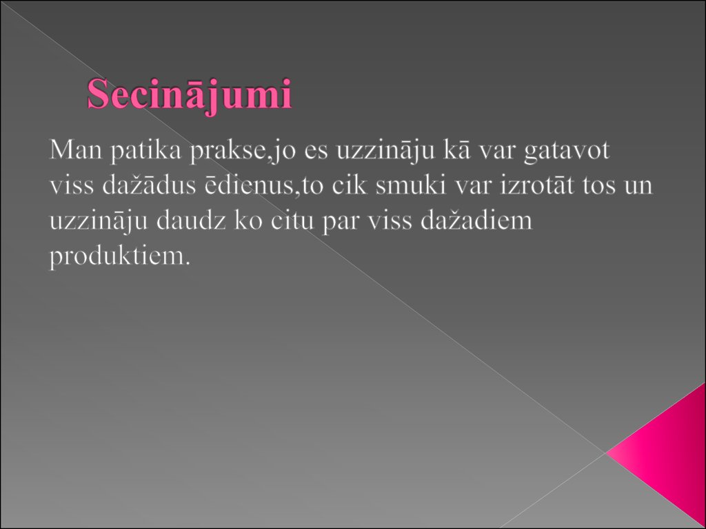 Secinājumi