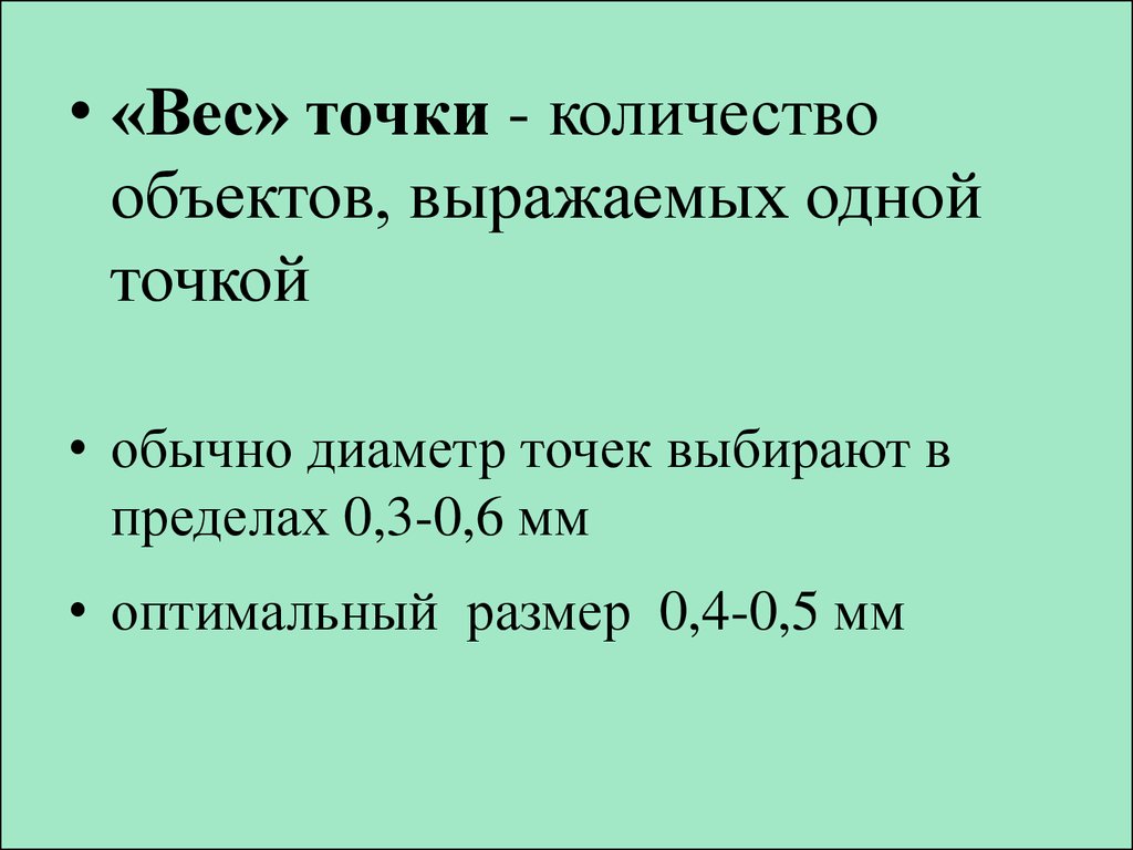 Какое количество объектов. Весовые точки. Сколько весит точка у.