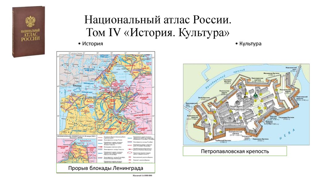 Национальный атлас карты