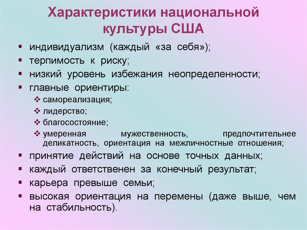 Характеристика национальной. Особенности культуры США. Особенности американской культуры. Особенности культуры в Америке. Современная американская культура характеристики.