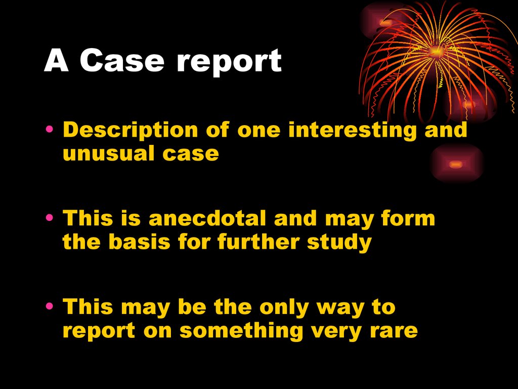 A Case report