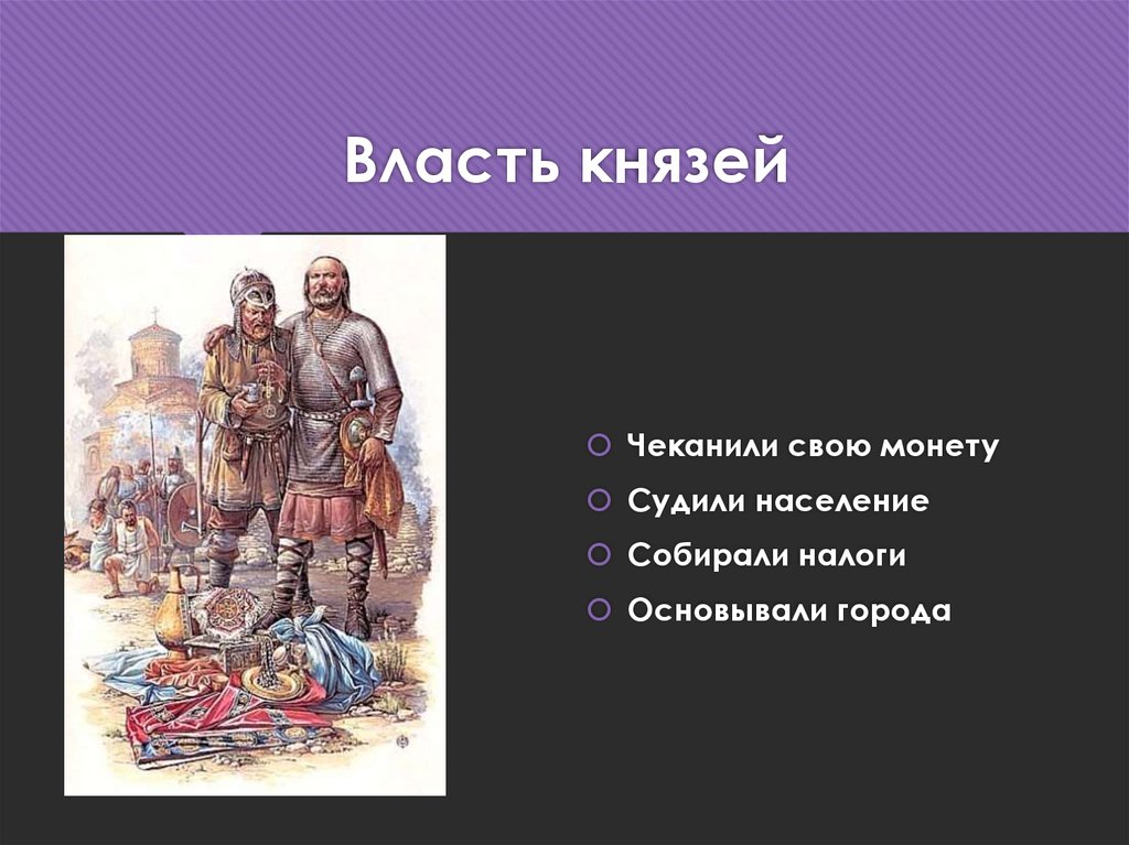 Власть князя. Княжеская власть. XII-XV ВВ князь. Противники власти князя.