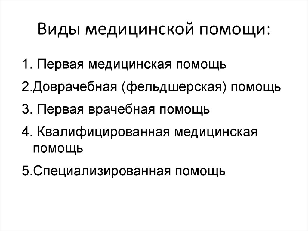 Виды медицинской. 5 Видов медицинской помощи. Принципы отечественного здравоохранения. Виды медицинской помощи все, кроме (1 правильный ответ):. Основные принципы практического здравоохранения.