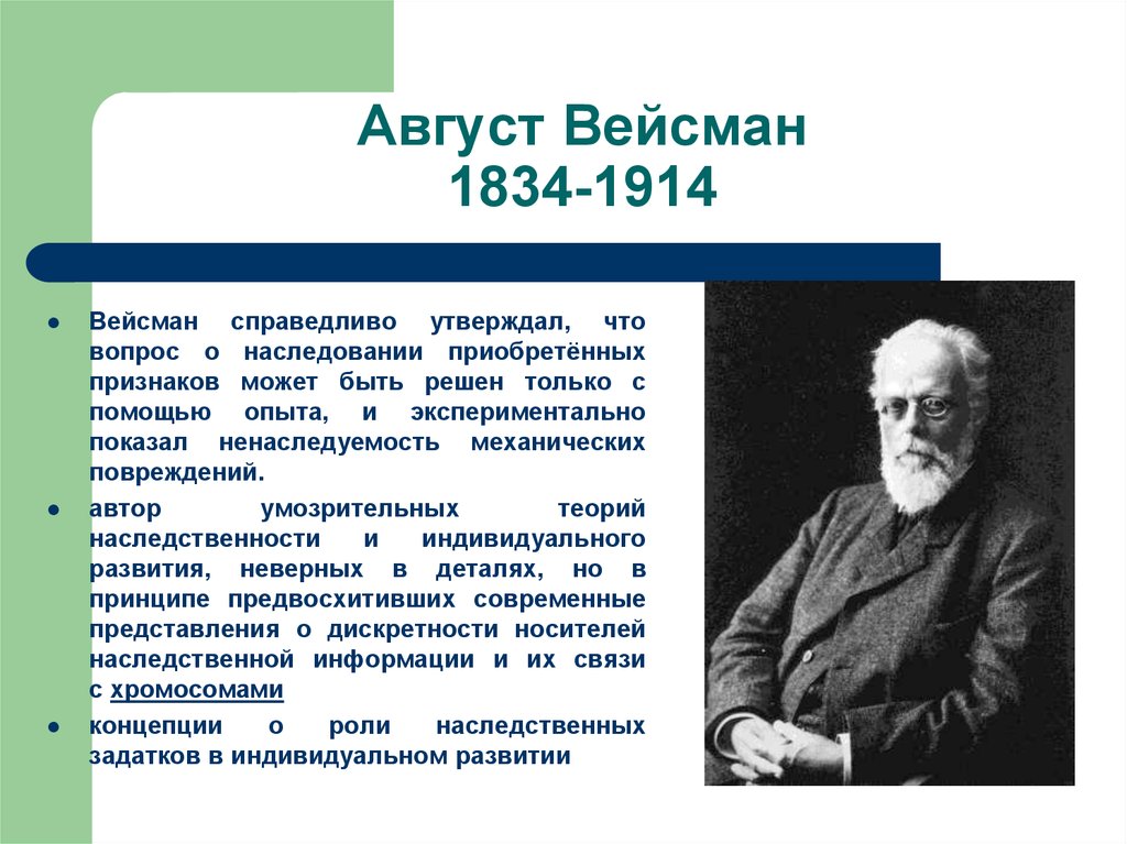 Август утверждение. Немецкий ученый а. Вейсман. Вейсман ученый генетик. Август Вейсман генетика. Вейсман генетика 1885 год.