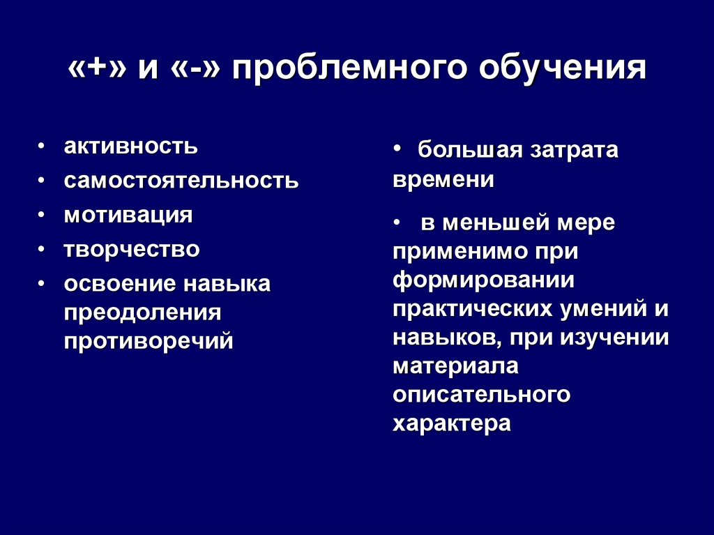 Навык преодоление. Формы проблемного обучения. Самостоятельность мотивация. Функции проблемного обучения. Уровни проблемного обучения по видам творчества.