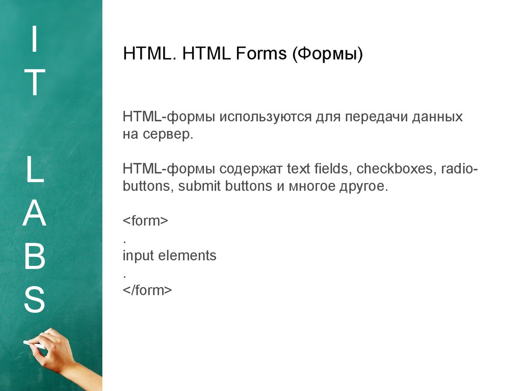 HTML. HTML Forms (Формы)
