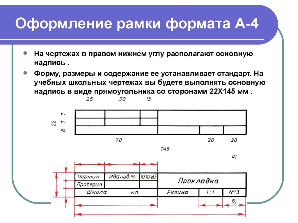 Определение рамки. Стандарты оформления чертежа черчение. Правила оформления рамки чертежа а4 по ГОСТУ. Правила оформления чертежей а3. Основная надпись в чертеже по ГОСТУ Формат а4.