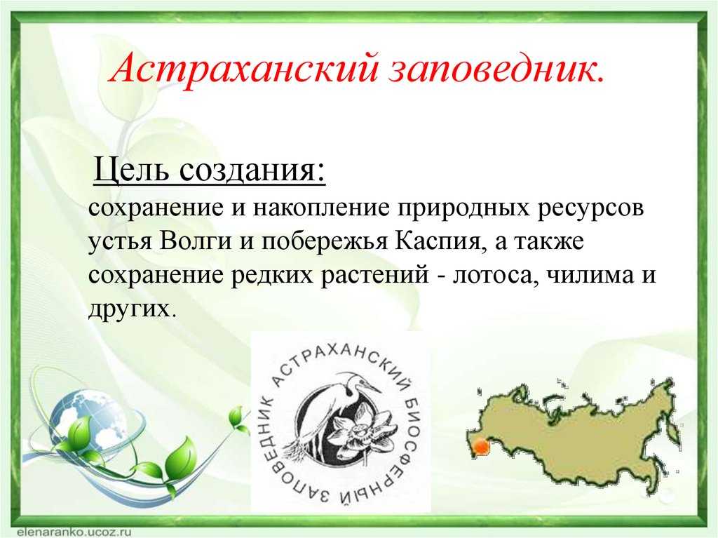 Цель природных ресурсов. Астраханский заповедник презентация. Цель создания заповедников. Слайд Астраханский заповедник. Заповедники презентация.