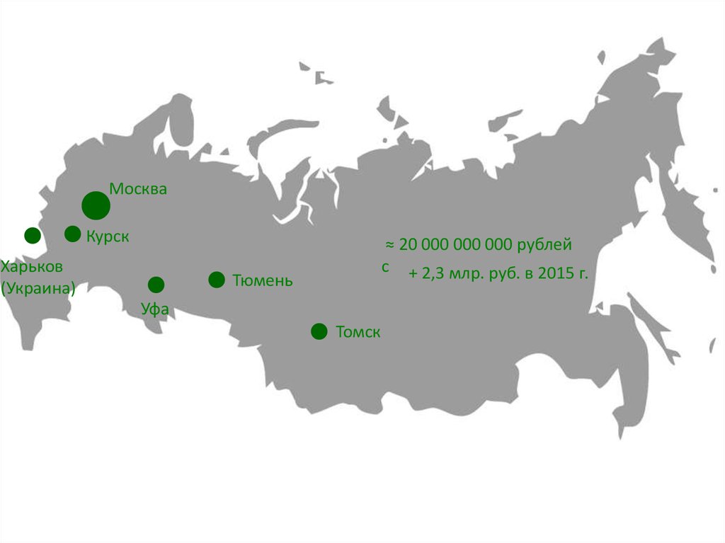 Курск харьков карта