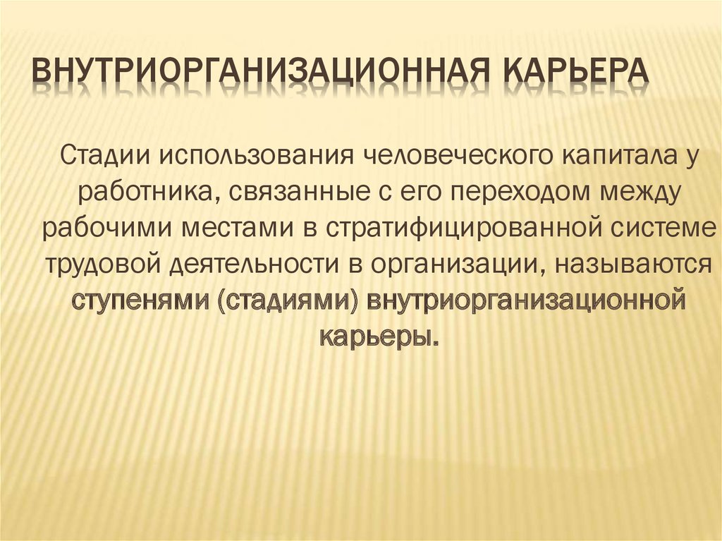 Использования человеческого. Внутриорганизационная карьера. Внутриорганизационная карьера бывает. Стадии человеческого капитала. Внутриорганизационная карьера примеры.