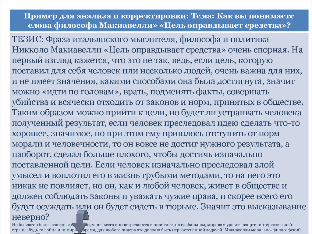 Как вы понимаете слова философа. Сочинение на тему цель оправдывает средства. Цель всегда оправдывает средства как понять. Выражение цель оправдывает средства. Поговорка цель оправдывает средства эссе.