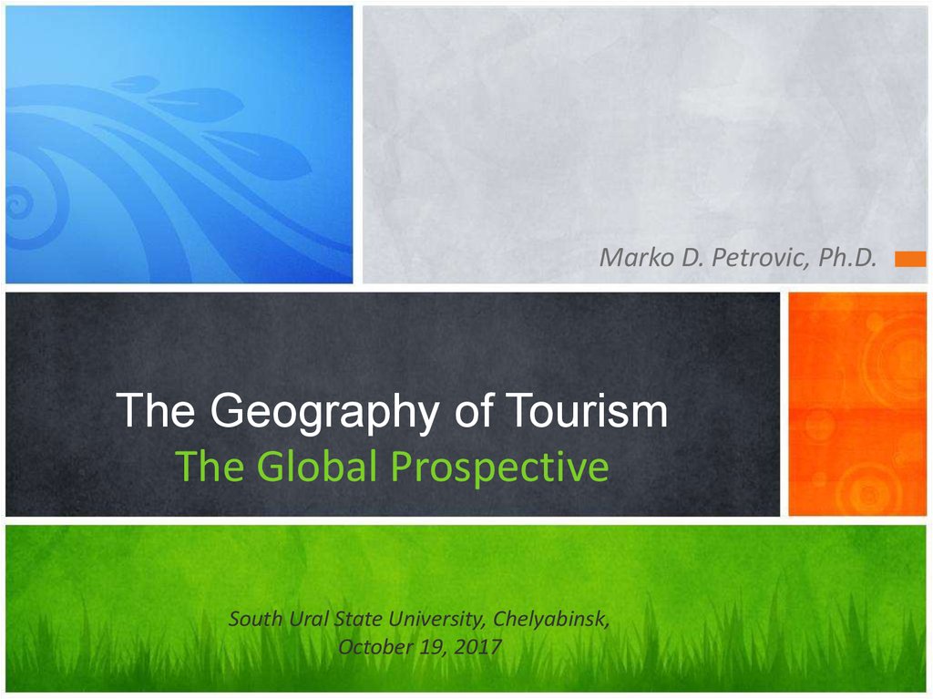 global tourism geography and culture ppt