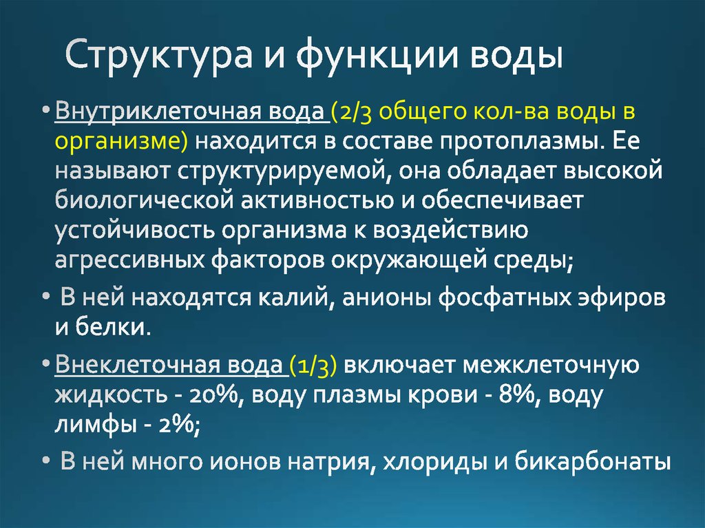 Дополните схему функции воды в организме человека