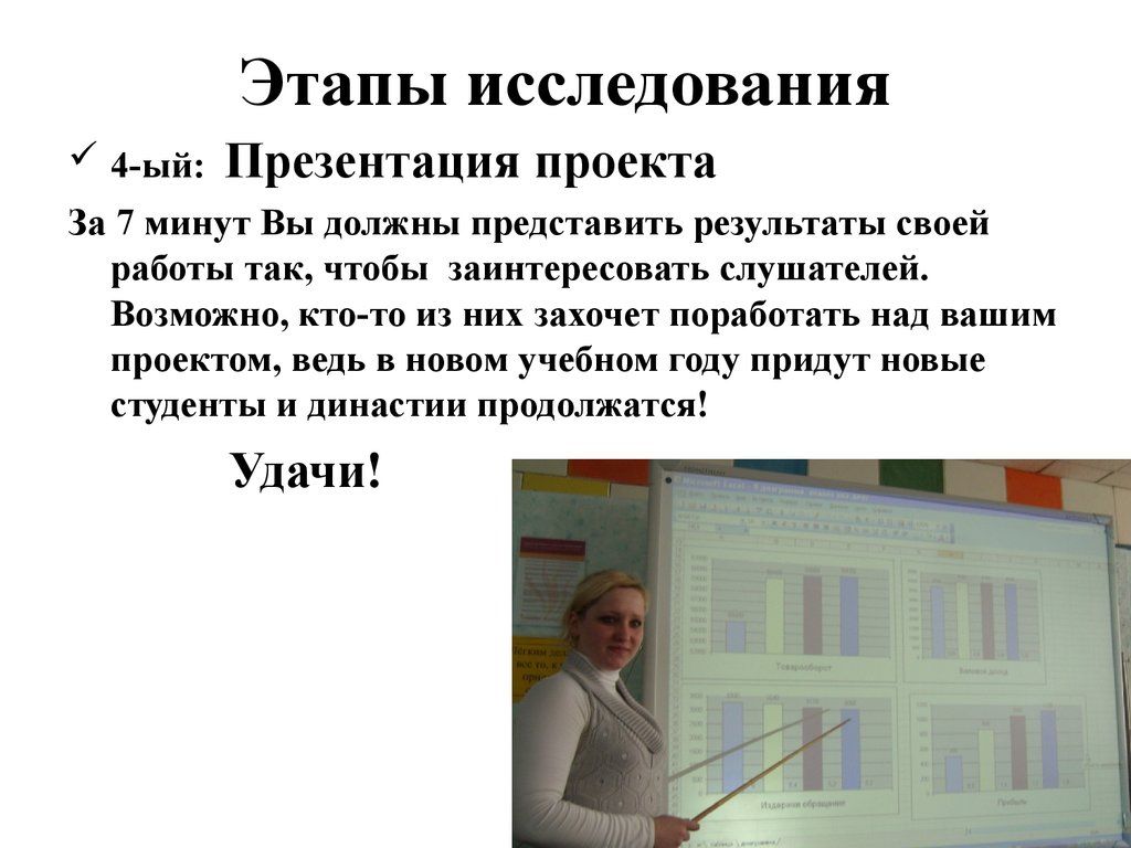 Должен представить. Когда нужно представить проект.