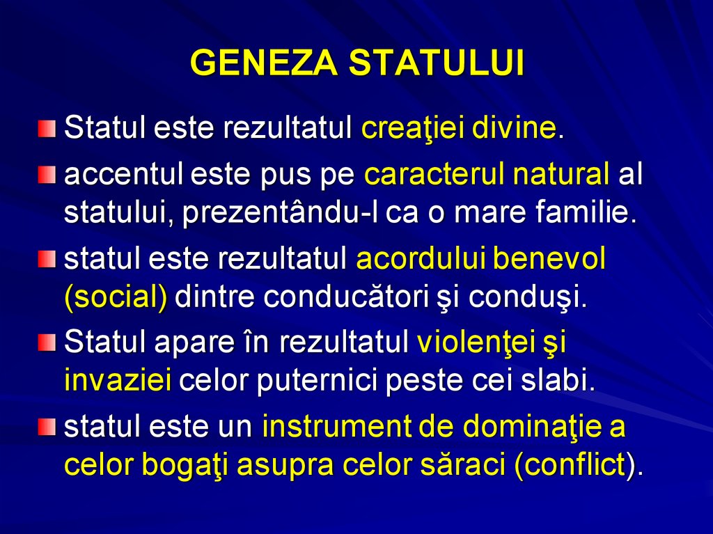 Stat si