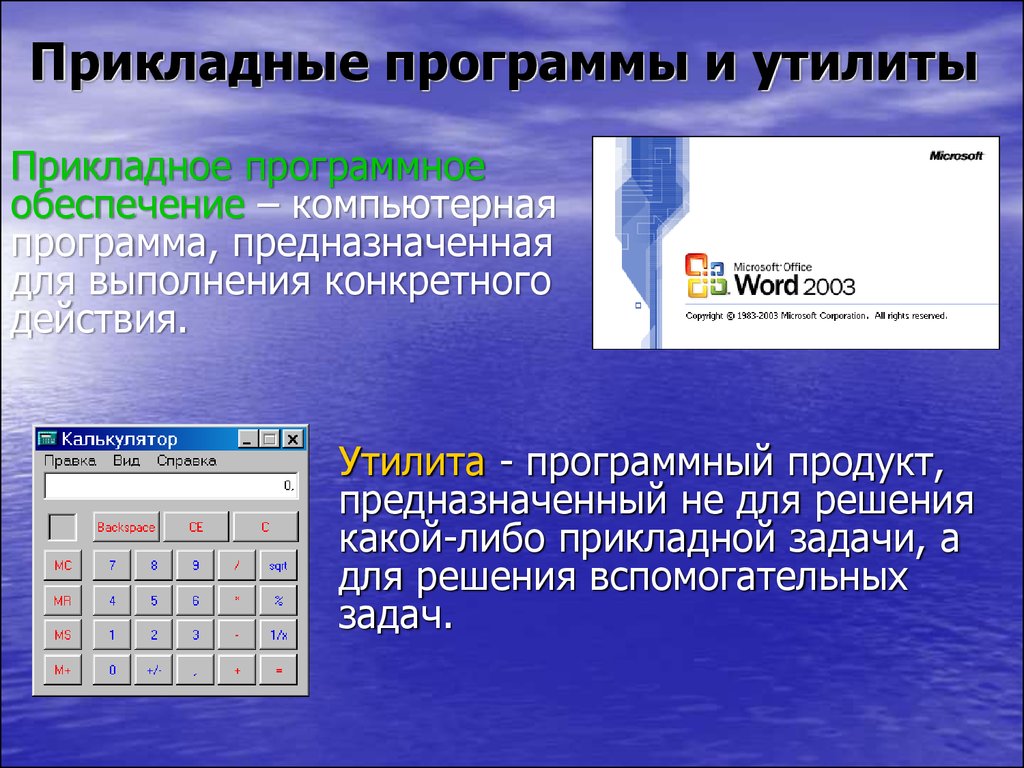 Прикладные программы предназначены для. Программы утилиты. Прикладные компьютерные программы. Программа утилита.