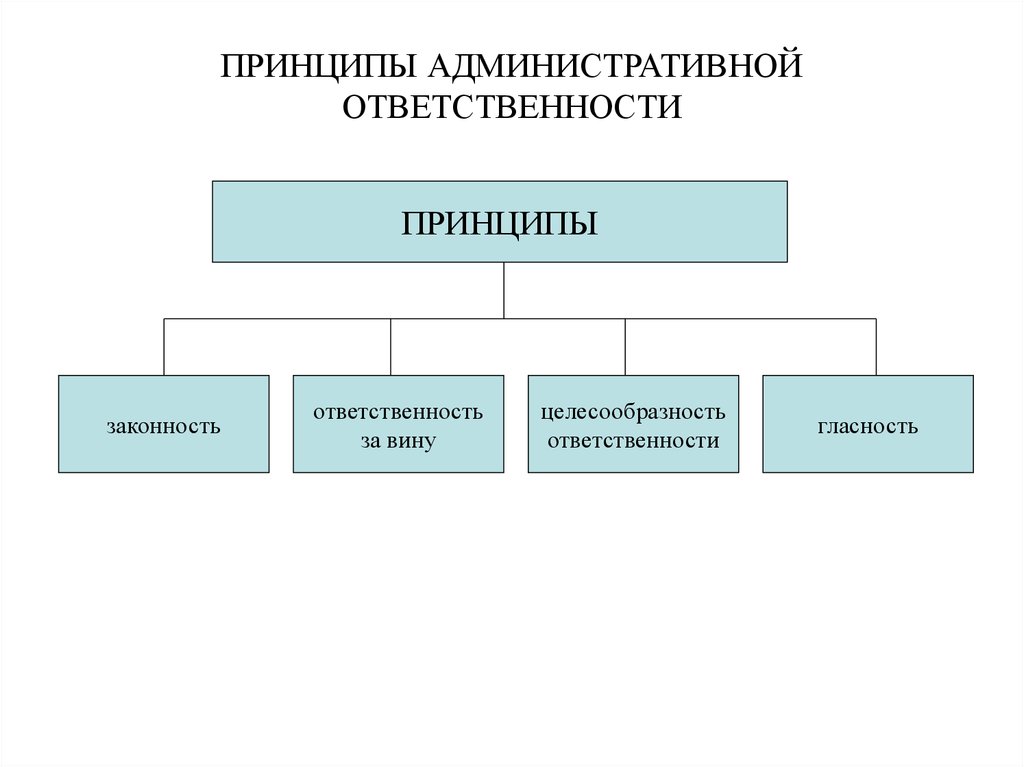 Схема административного правонарушения