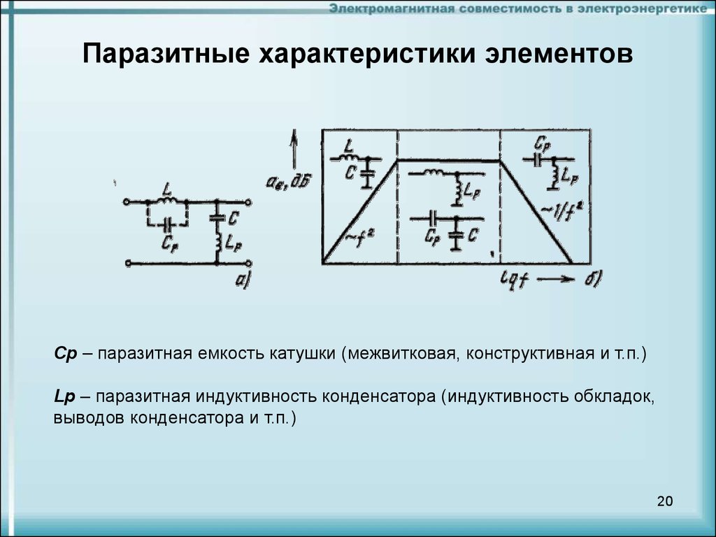 Чтобы не вносить в схему паразитные емкости изоляция в электрических кабелях должна иметь возможно