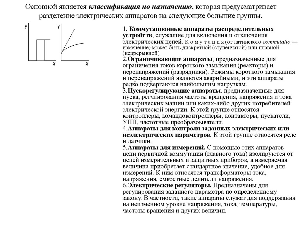 Электрические аппараты управления и защиты - презентация онлайн