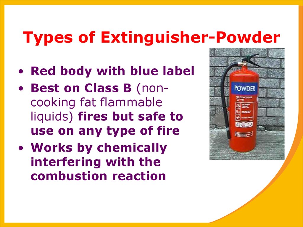 Types of Extinguisher-Powder