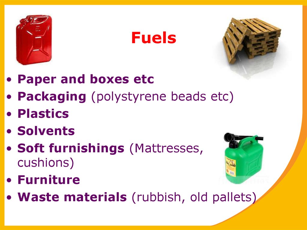 Examples Of Fuel For Fire