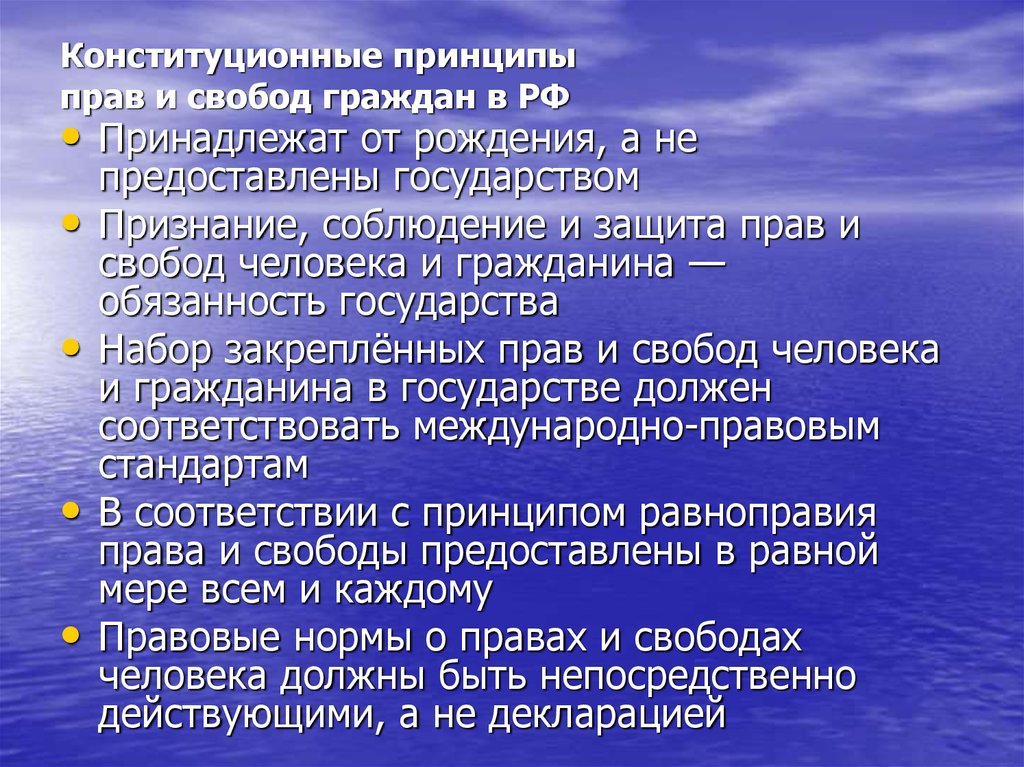 Конституционные основы свободы. Принципы прав и свобод граждан. Принципы свободы права. Конституционные принципы прав и свобод. Права и свободы человека и гражданина принципы.