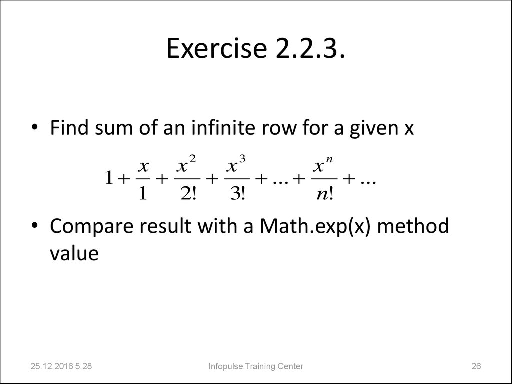 Exercise 2.2.3.