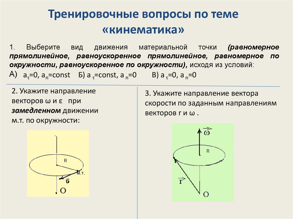 Движение материальной точки по окружности. Равноускоренное движение точки по окружности. Материальная точка равномерно движется по окружности.