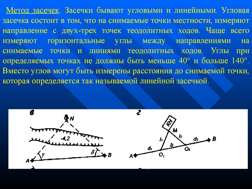 Угловая засечка в геодезии