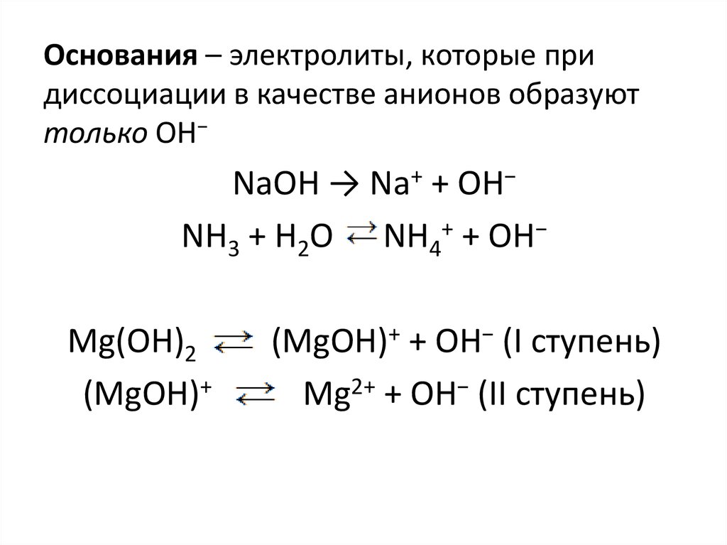 Na2co3 диссоциация