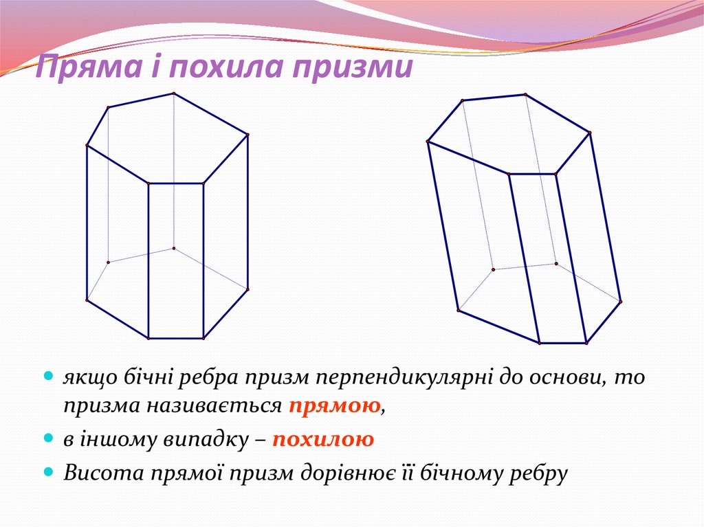 Призма презентация 10 класс атанасян