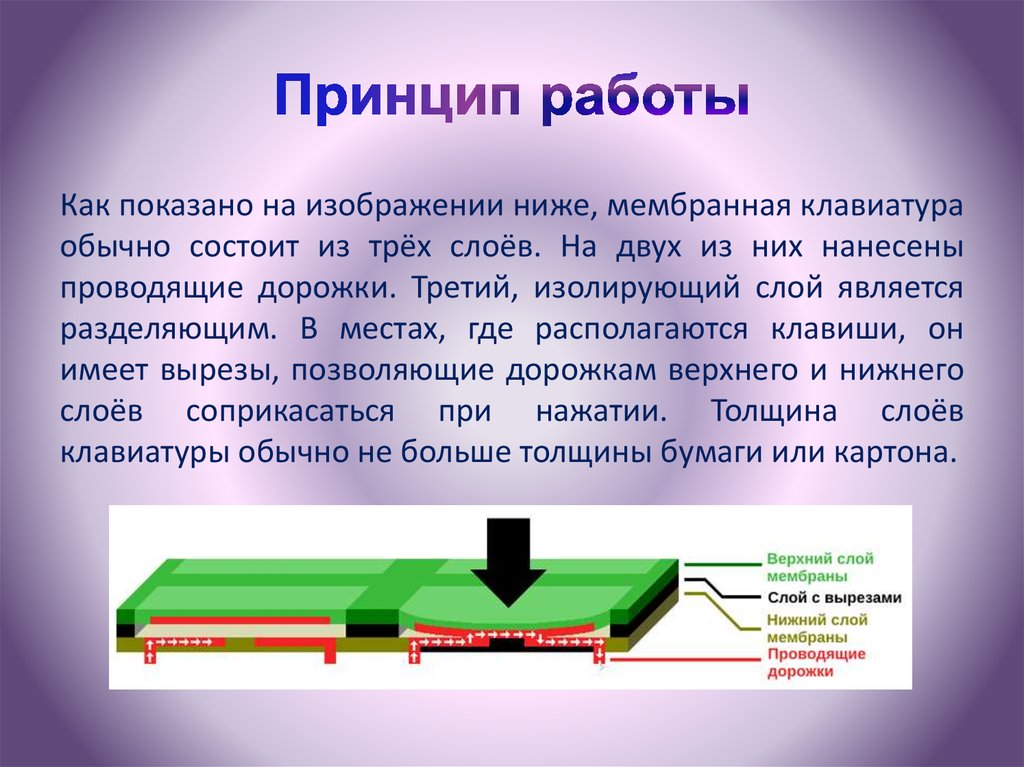 Принцип работы клавиатуры компьютера