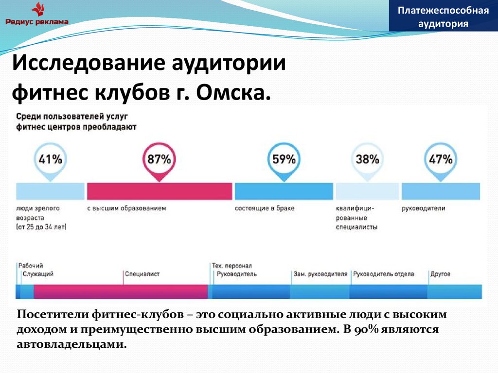 Аудитория проекта пример