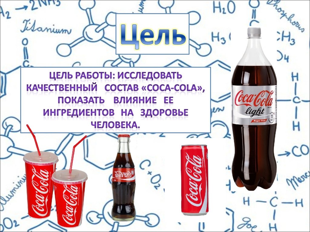 Исследовательский проект кока кола вред или польза